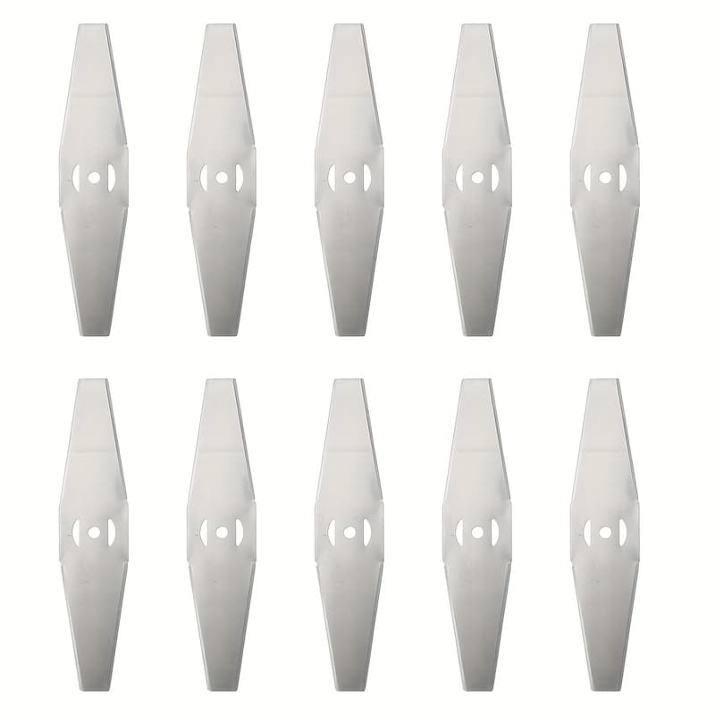 TEMU 10pcs 150mm Diamond Carbide Brush Cutter Blades - Heavy Duty Metal Replacement For Lawn Mower, Trimmer & Garden Tools Accessories