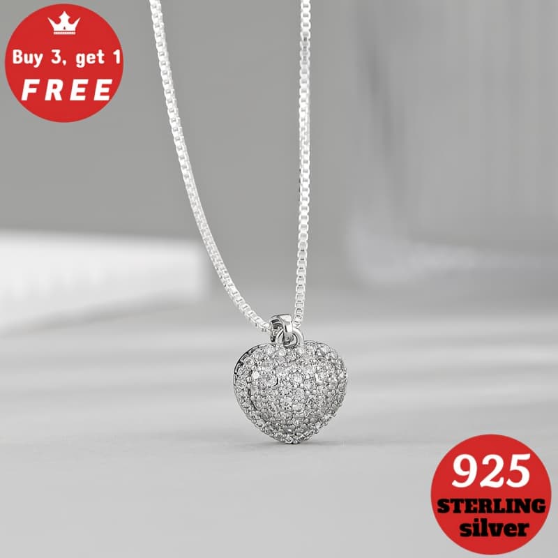 TEMU 925 Sterling Silvery Necklace, Simple Embellishes Your Neck Beauty, Suitable For Men And Women, Parties, Banquets, Mothers, - With Exquisite Gift Box (buy 3 Get 1 Free)