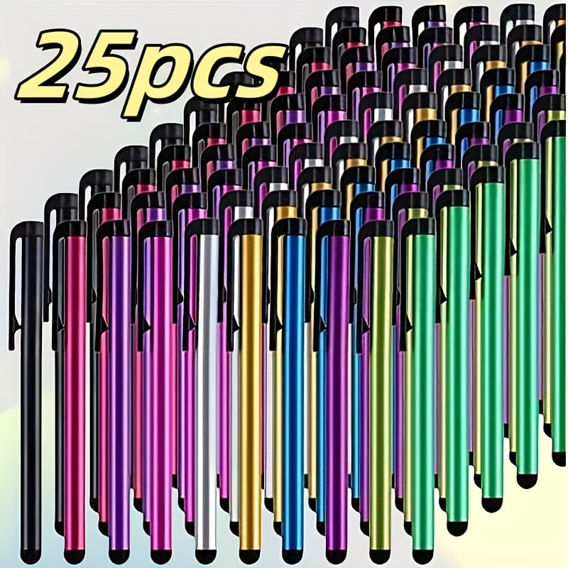 TEMU 25/ 50pcs Stylus Set - No Charge, No Battery Required For Smartphones, Tablets, And Laptops