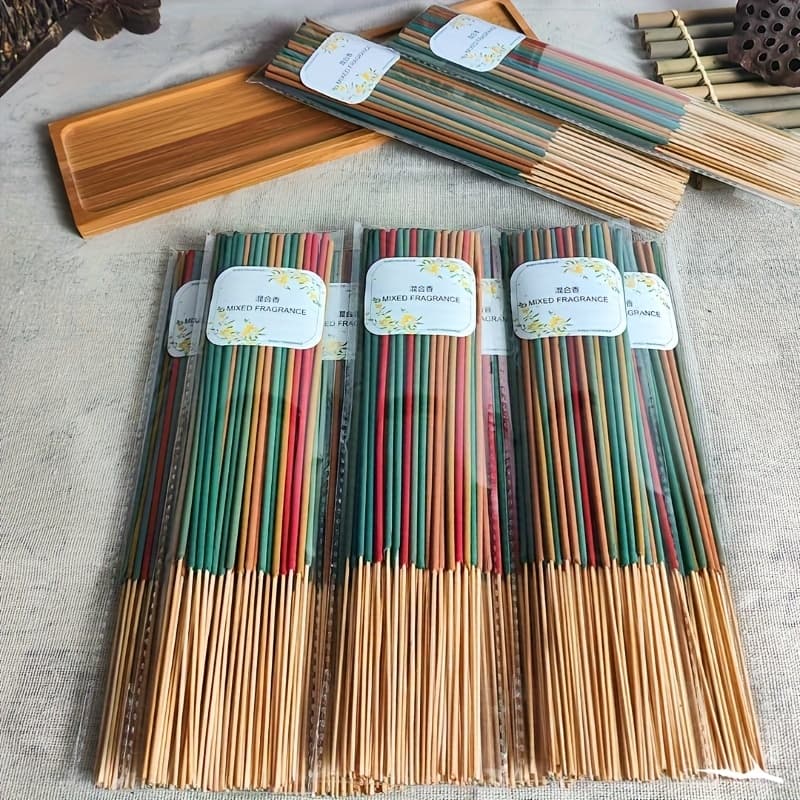 TEMU 60pcs Set - 6 Scents For Yoga, Meditation, Relaxation & Sleep Aid - Perfect For Home Decor, - , Jasmine, Sage, Sandalwood, Mint, Milk Fragrances