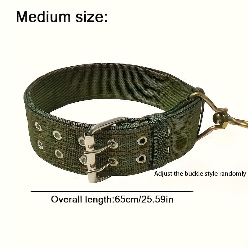 TEMU 1pc Sheep Collar Rope Soft And Wear-resistant Suitable For Cattle Sheep Horse Dog Etc. Reinforced Canvas Collar Neck Collar, Wire Color Random