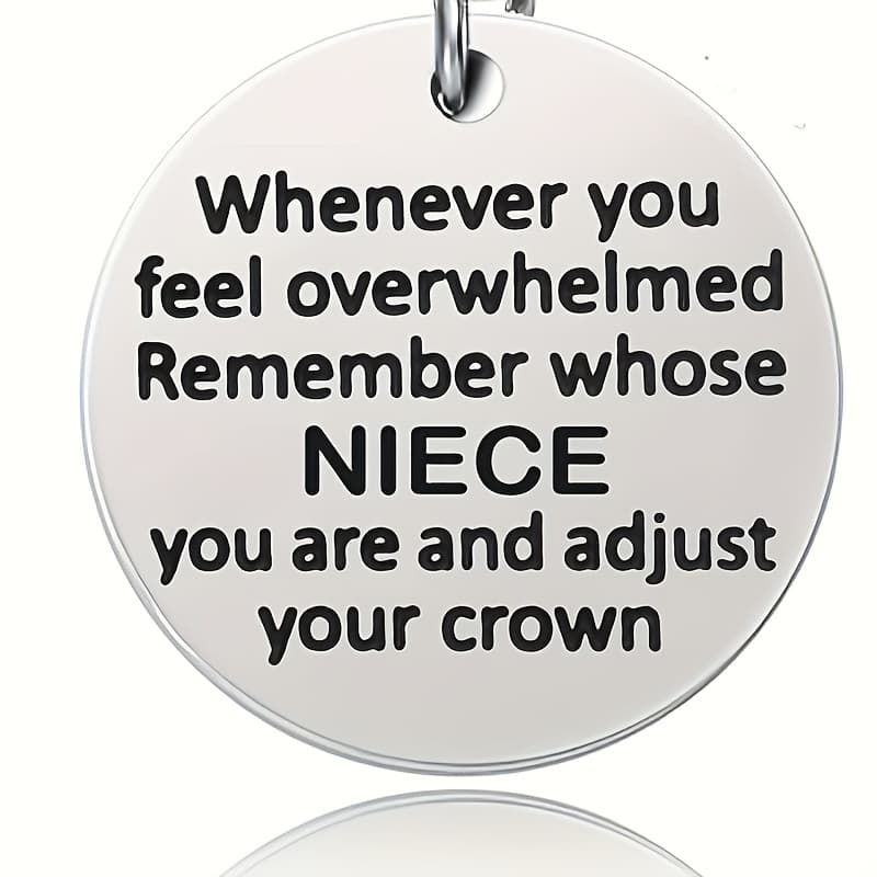 TEMU 3pcs "remember " Motivational Stainless Steel Keychain - Tag Style, Lettering, Graduation Christmas Gift, Fashion Accessory, Motivational Gift, Polished Finish, Durable , Quality