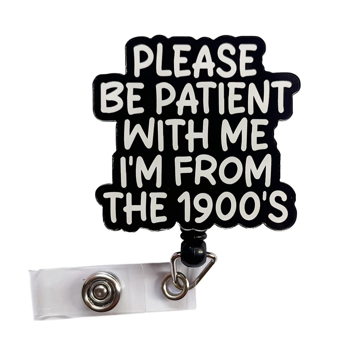 TEMU 2d Flat, Retractable Holder Reel With Cute Cartoon Design, Nurse Hospital Badge Holder Keychain Office Lanyard 1pc