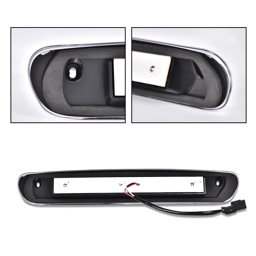 TEMU Led 3rd Third Brake For 2007-2014 Chevy Silverado For 1500 2500 3500, Without Battery