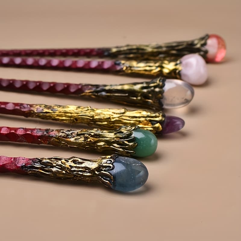 TEMU 6 Random Items Elegant Unique Wand, Cosplay Costume Props, Halloween Party Decors Birthday Gifts