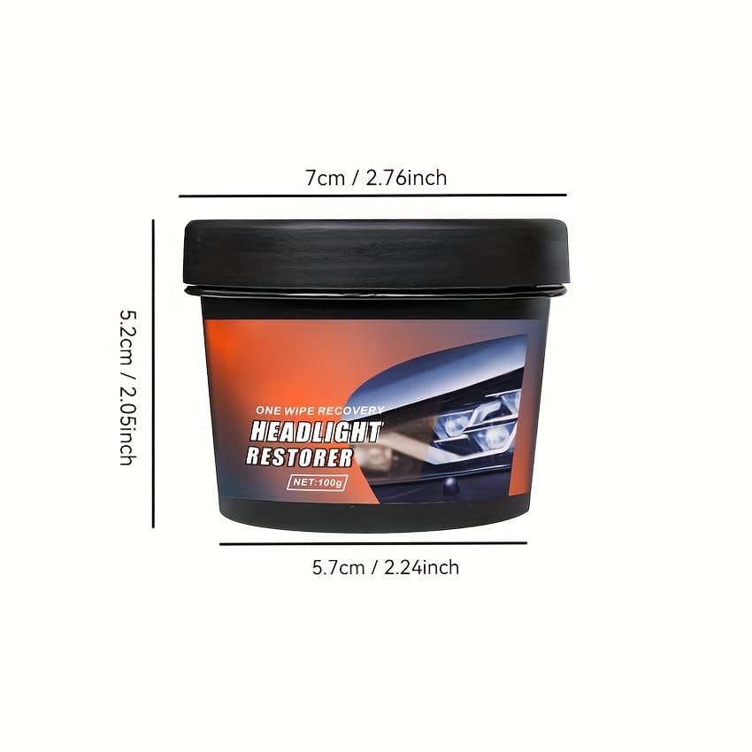 TEMU Yixingjia Car Headlight Cleaning, Renovation And Repair Liquid Lamp Shell Yellowing And Polishing Coating Headlight Scratch Tool Renovation Set