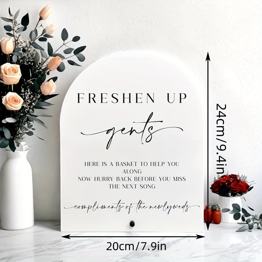 TEMU Sign, Wedding Bathroom Basket Sign, Bathroom Sign, Wedding Toiletries Sign, Wedding Toilet Basket Sign Table Decoration Sign For Event Party Celebration