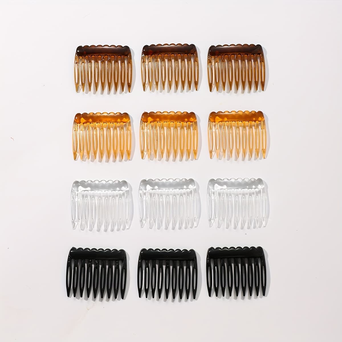 TEMU Set Of 12 Combs, Each 5cm Long With 9 Teeth