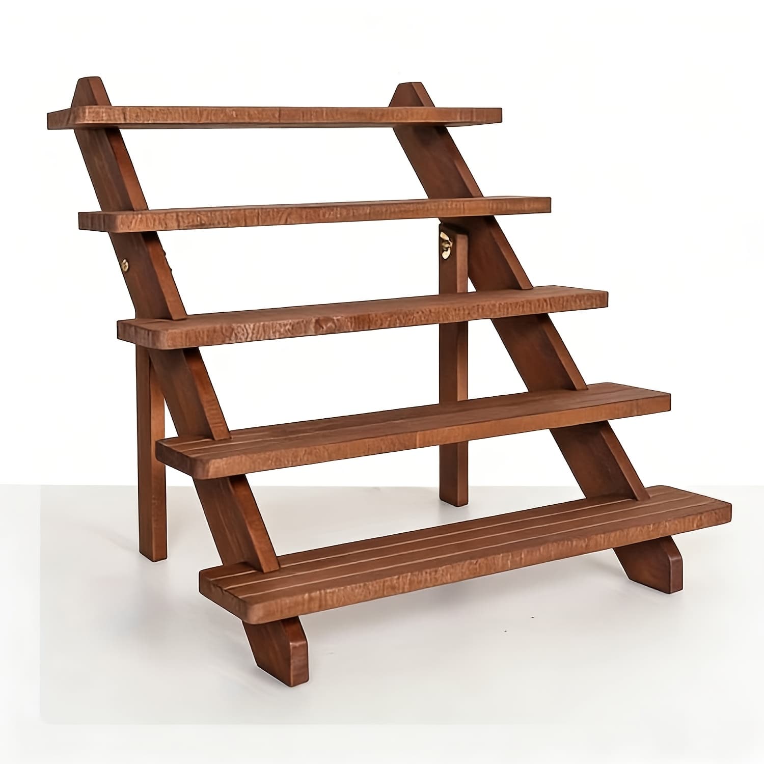 TEMU Vintage Wooden Display Stand For Jewelry, - Perfect For Home And Store Use