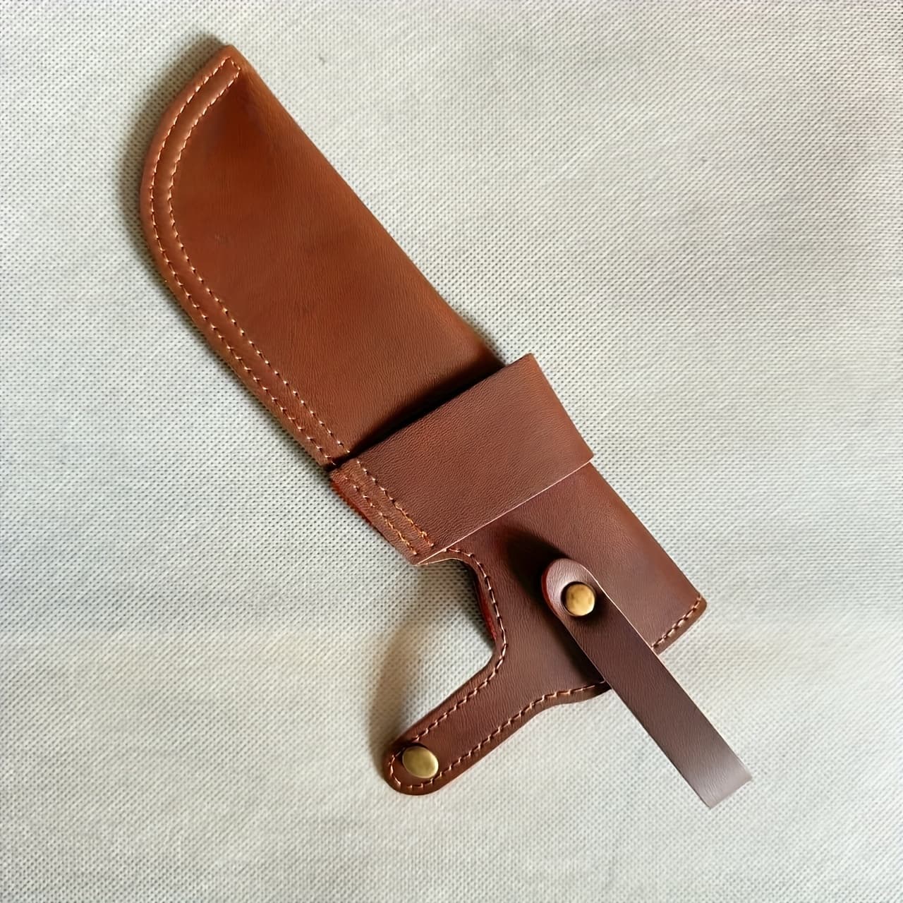 TEMU Faux Leather Knife Sheath, 5.1 Inch Edc Knife Holster Belt, Knife Scabbard Cover, Shop Knife Sheath Knives Sleeves Case Edge Guards Blade Protectors