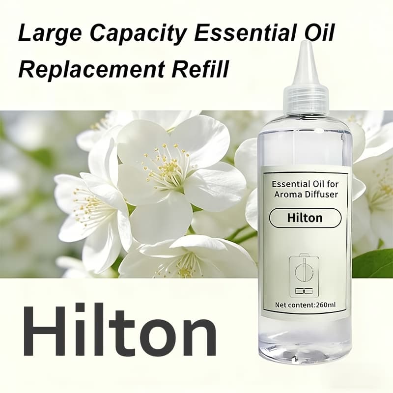TEMU Large Capacity Essential Oil Set, Suitable For Diffusers, Humidifiers, And Candles, Hotel Diffuser Essential Oils - Diffuser Oil Refill - 260ml, 5 Scents