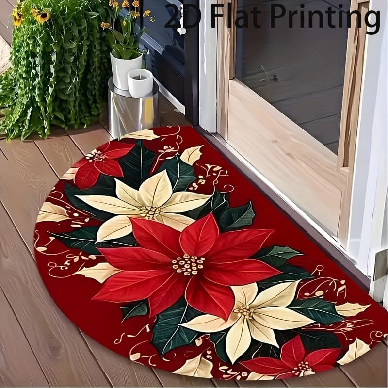 TEMU 1pc Holiday Doormat, Suitable For Hallway, Bedroom, Kitchen, Bathroom Multi-area Decorative Mat