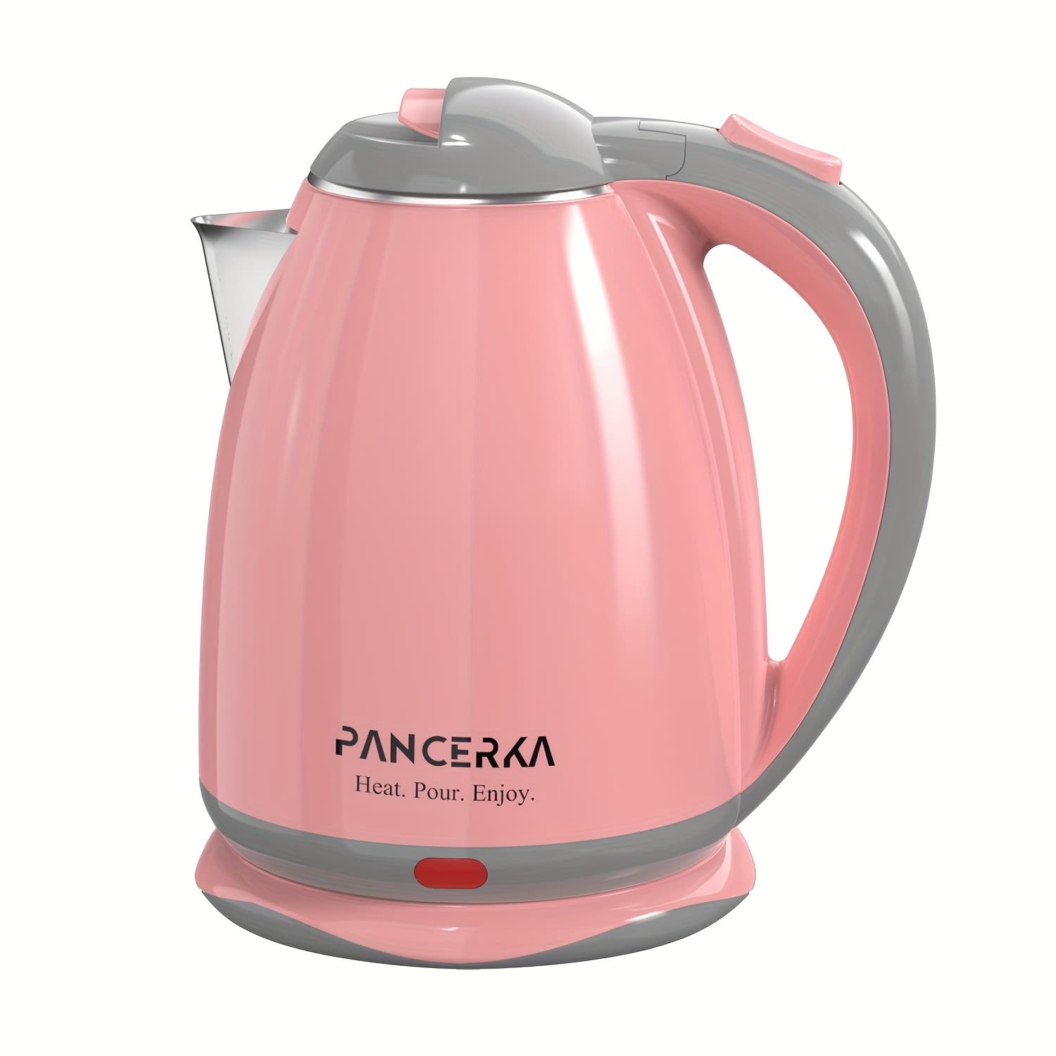TEMU Pancerka Electric Kettle Hot Water Boiler, Stainless Steel Material Tea Kettle, 1.8 Liter Fast Boiling Countertop Heater, Auto Shut Off Instant Kettle For Maker