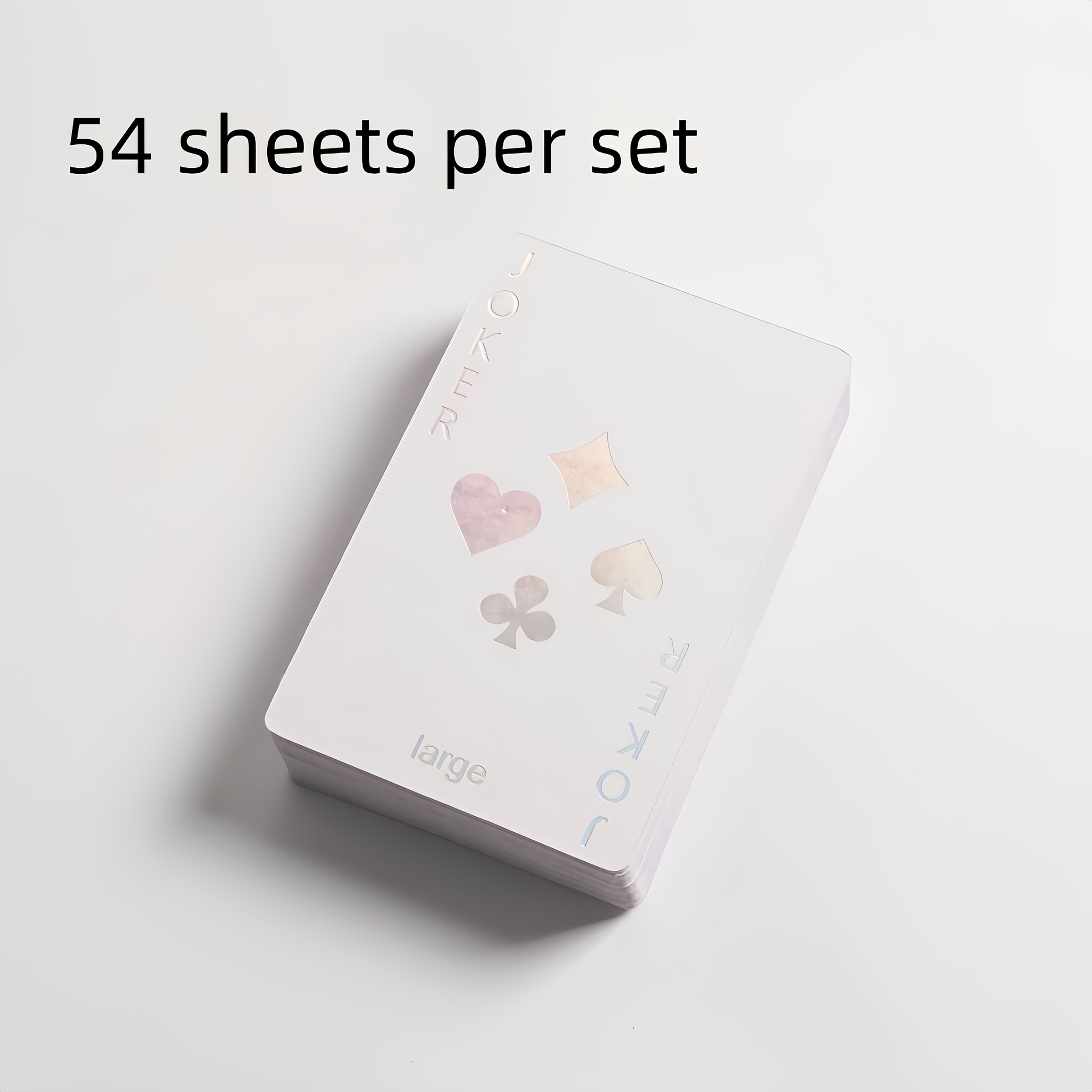 TEMU 54pcs Laser Playing Cards, Suitable For Party Table Games, Halloween, Christmas Gift, Hot Selling Laser Playing Cards Are Essential For , Dormitories, And