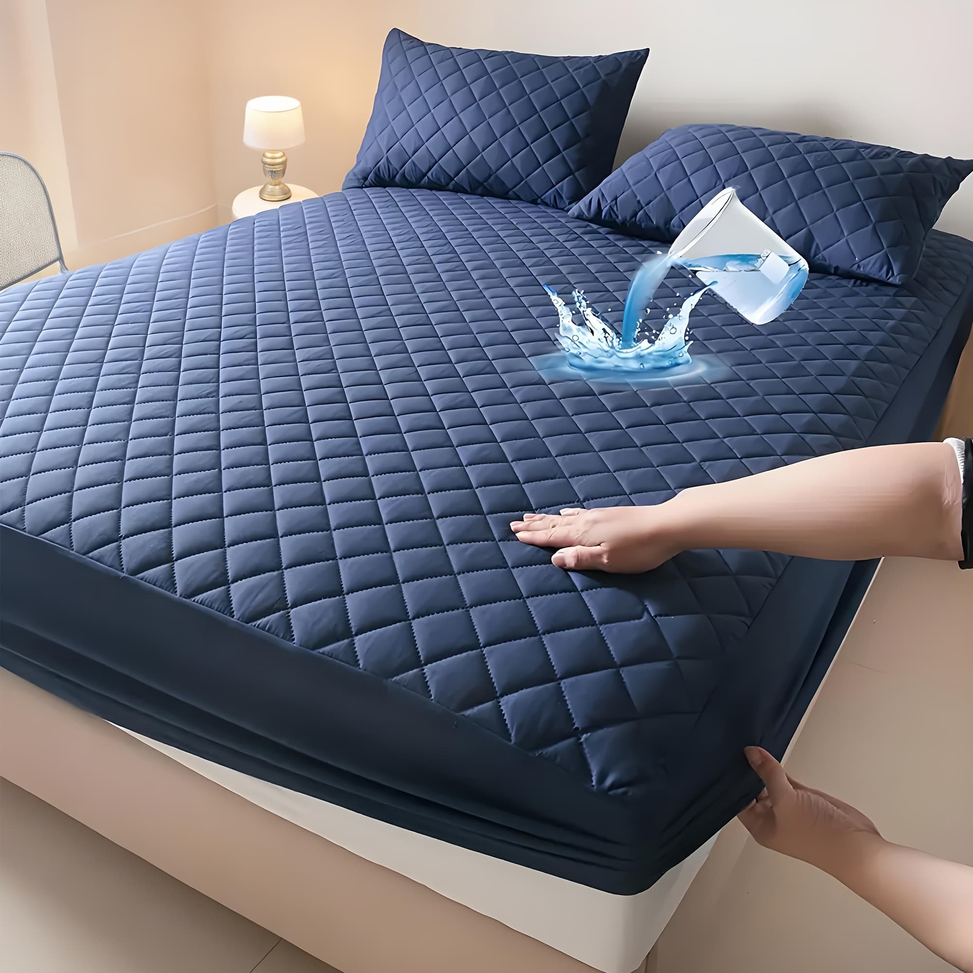 TEMU Queen Size High Quality Mattress Protector (no Pillow Accessories)
