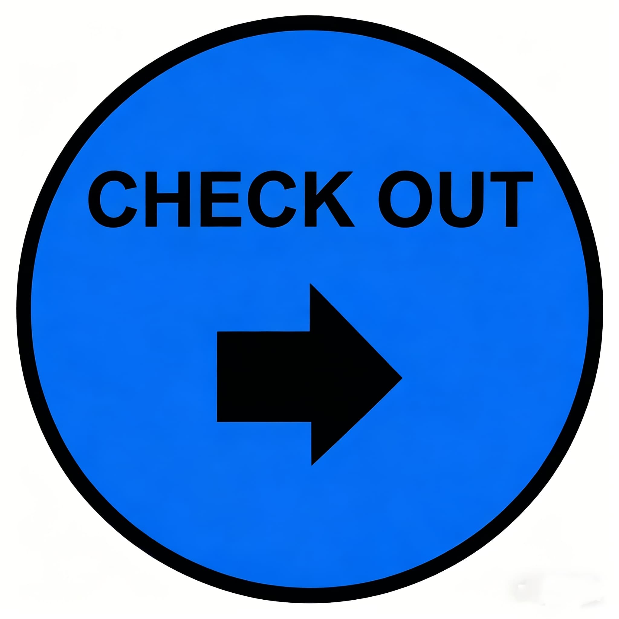 TEMU Check Arrow Sign Metal 8x8 Inches Sign, , Uv Protected And, Weather Resistant, Durable Ink, Easy To Mount For Outdoors