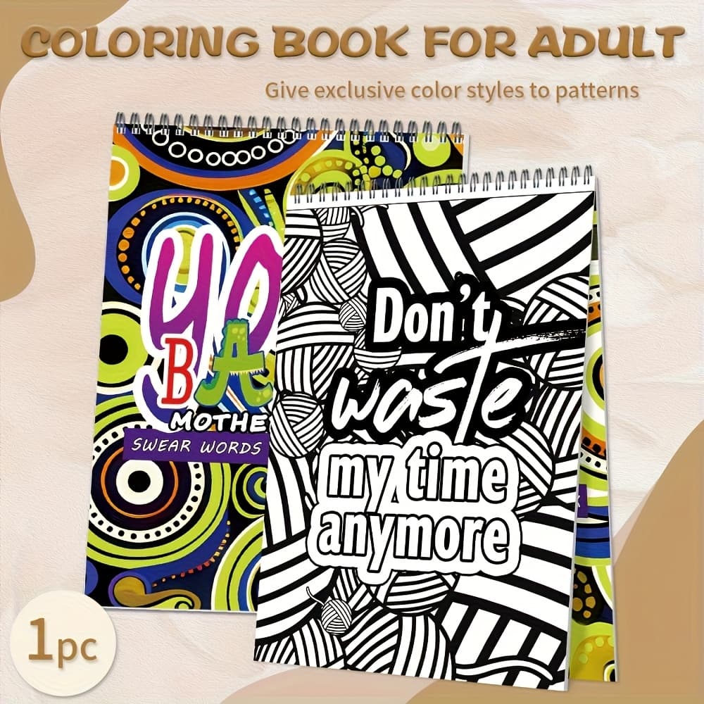 TEMU 1pc And 2pcs Theme Coloring Book, , Is The Perfect Relaxing Coloring Book, A Great Gift For , And The For Christmas, Halloween And Thanksgiving Gifts.
