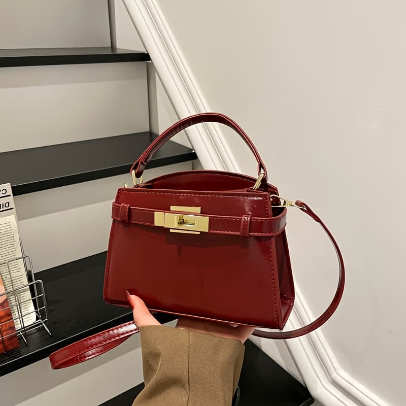 TEMU 2026 Women's Crossbody Bag, High-quality Hardware Multi-pocket Crossbody Shoulder Bag, Stylish And Versatile, Thickened Material With Multi-, Exquisite Gift