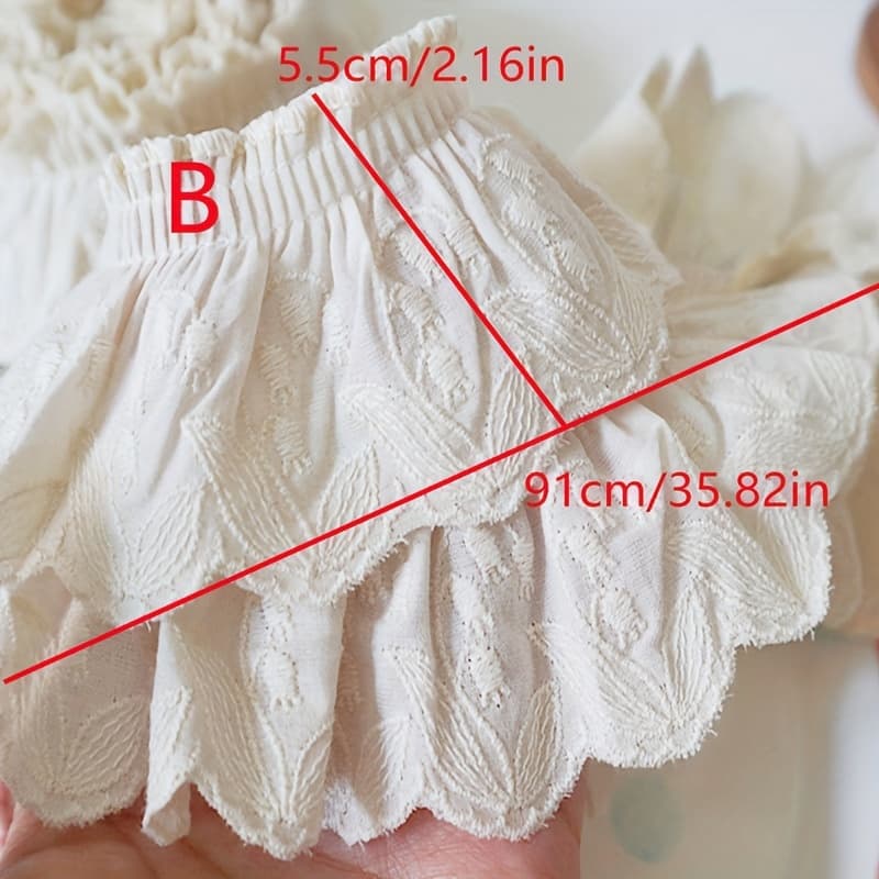 TEMU Embroidery, Handmade Clothing Additions, Lace, Skirt Hem, And Decorative Additions
