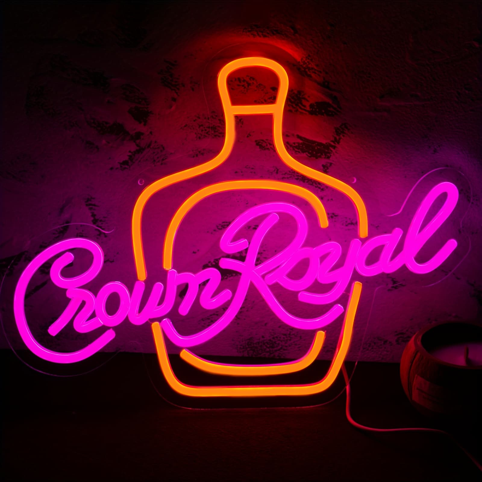 TEMU Whiskey Neon Sign, Usb Interface, With Dimmer Switch Control, , Home Decoration, Suitable For Bars, Clubs, , Garages, Man Caves, , Bedrooms, Game Rooms, Parties And Other Decoration, Perfect Gift