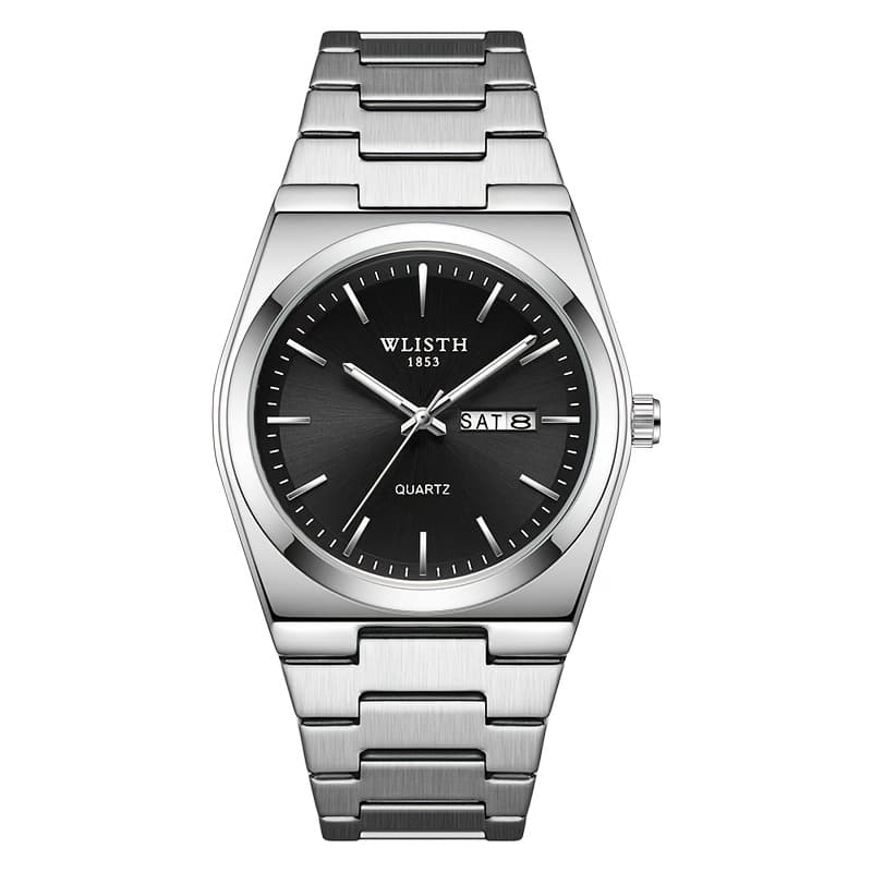 TEMU A Men's , Glowing Sports Quartz Watch, Stylish Wristwatch For Men, Standard Gear For Gentlemen. Date Adjustable In Multiple Languages.