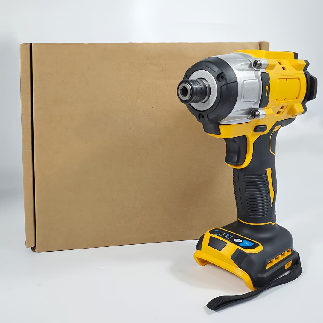 TEMU 20v 1/4 Impact Driver (tool Without Battery) - Compatible With Batteries, With Operation Indicator Light, Variable Speed Trigger, Suitable For Home And Appliance Repair