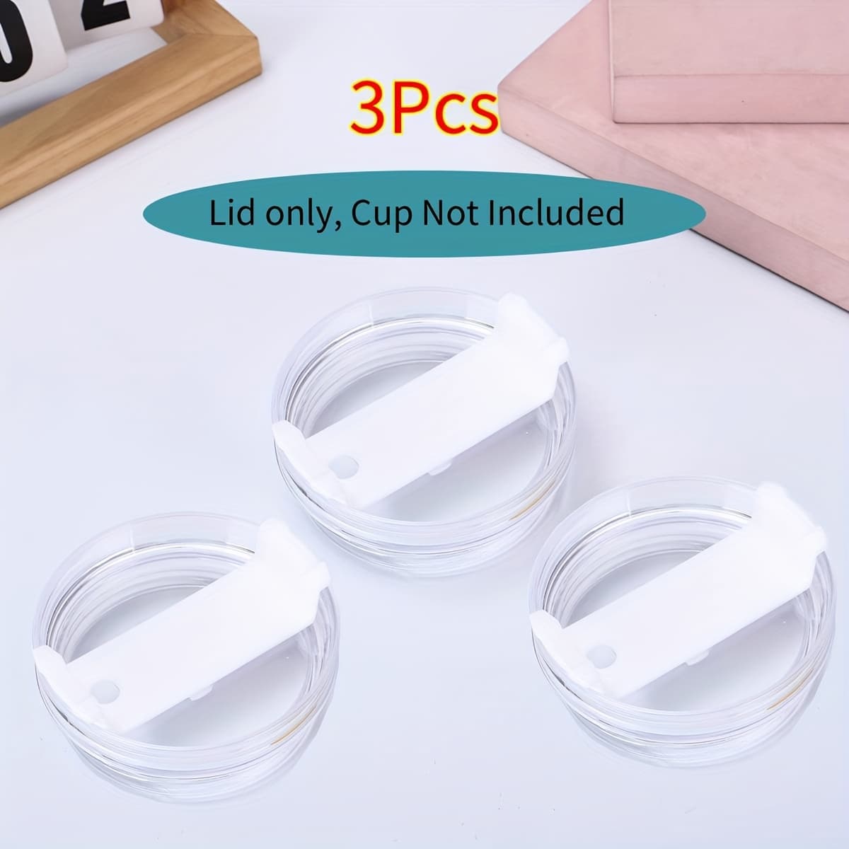 TEMU 3pcs 40oz Insulated Lid (without Water Bottle), Replacement Lid, Accessories ( Our 40oz Insulated Tumbler)