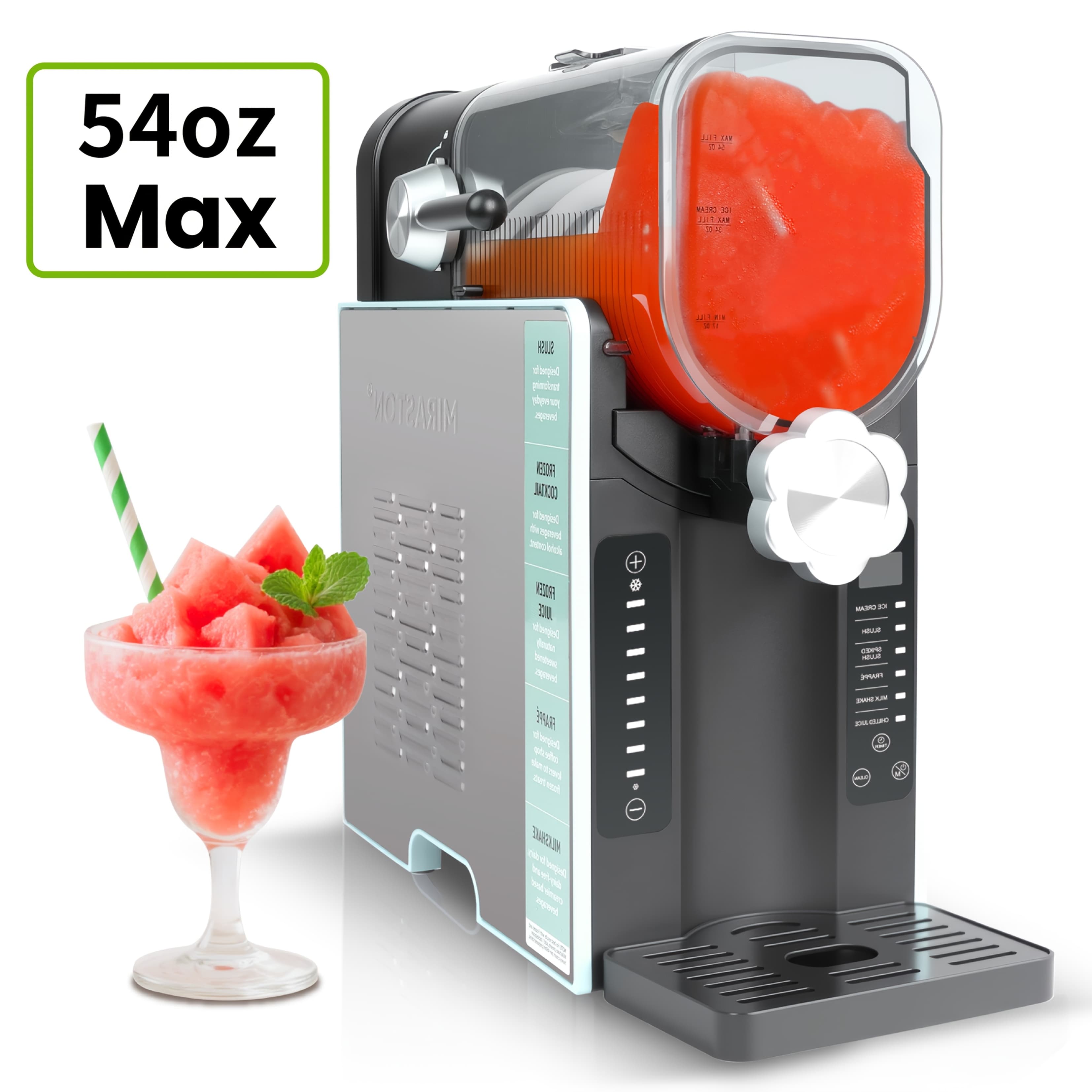 TEMU Slushie Machine Needed, Ice Cream Maker, 88 Oz Drink Maker For Home With 6 Programs For Margaritas, Frappes, And More, Auto-clean And