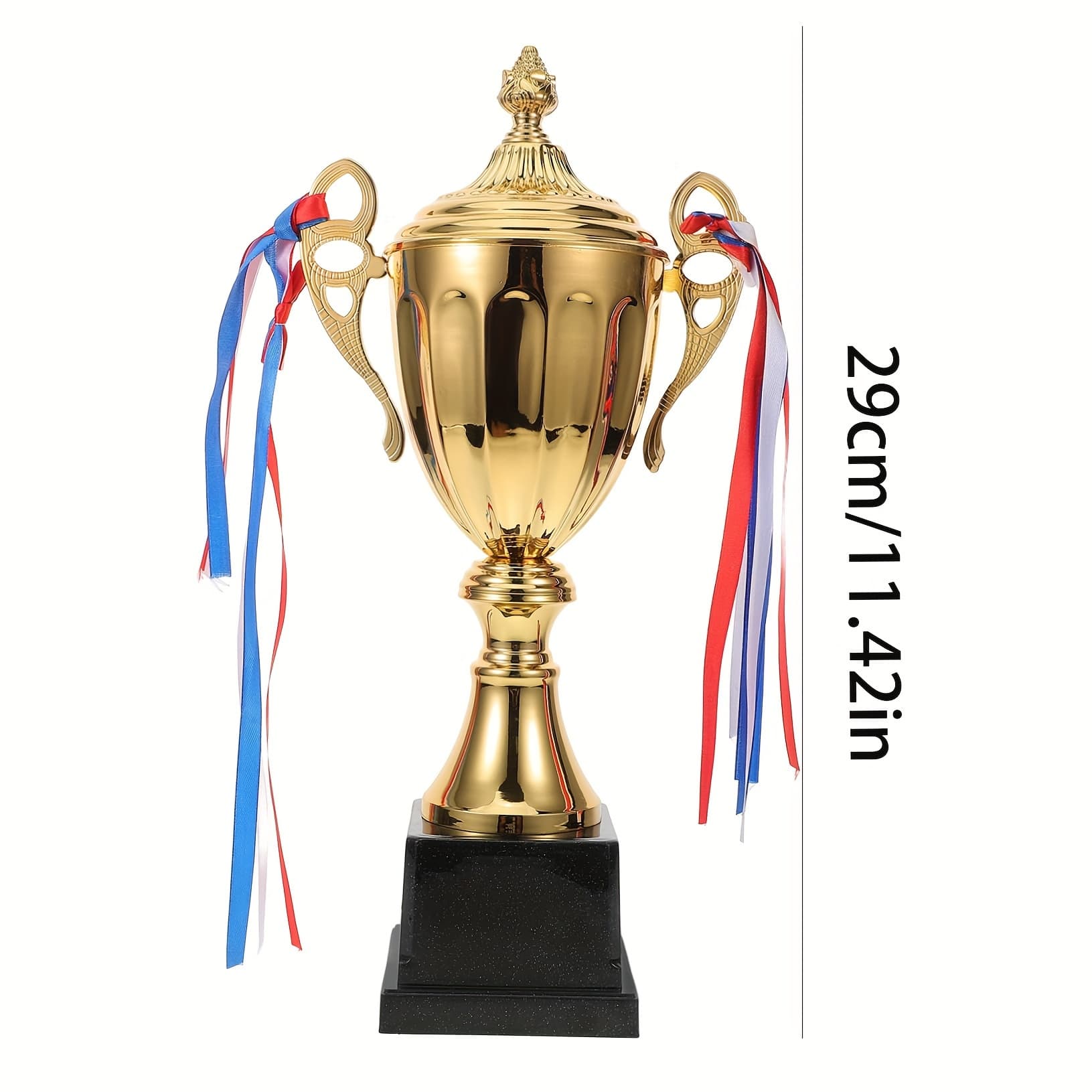 TEMU Award Trophy Large Winner Trophy For Sports, Competitions, Party, Tournaments, Soccer Trophy Great Trophy Football Trophy Cup, Basketball Trophy, Thanksgiving Gift