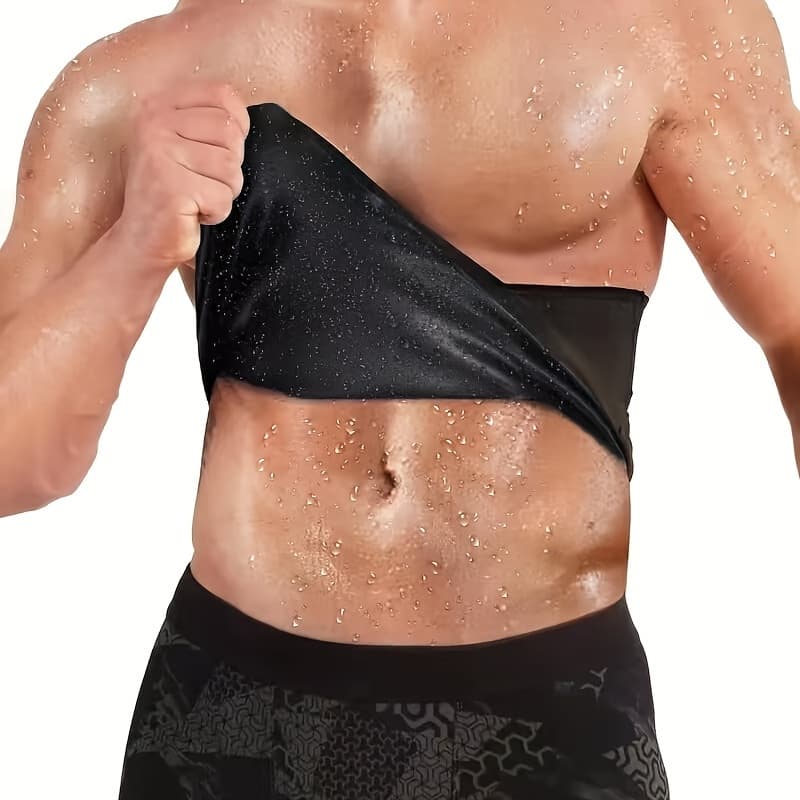 TEMU Men's Sports Belt, Men's Sauna Belt, Fitness Training Belt, Men's Tightening Sweat Belt, Men's Waist Shaper, Men's Abdominal Trimmer