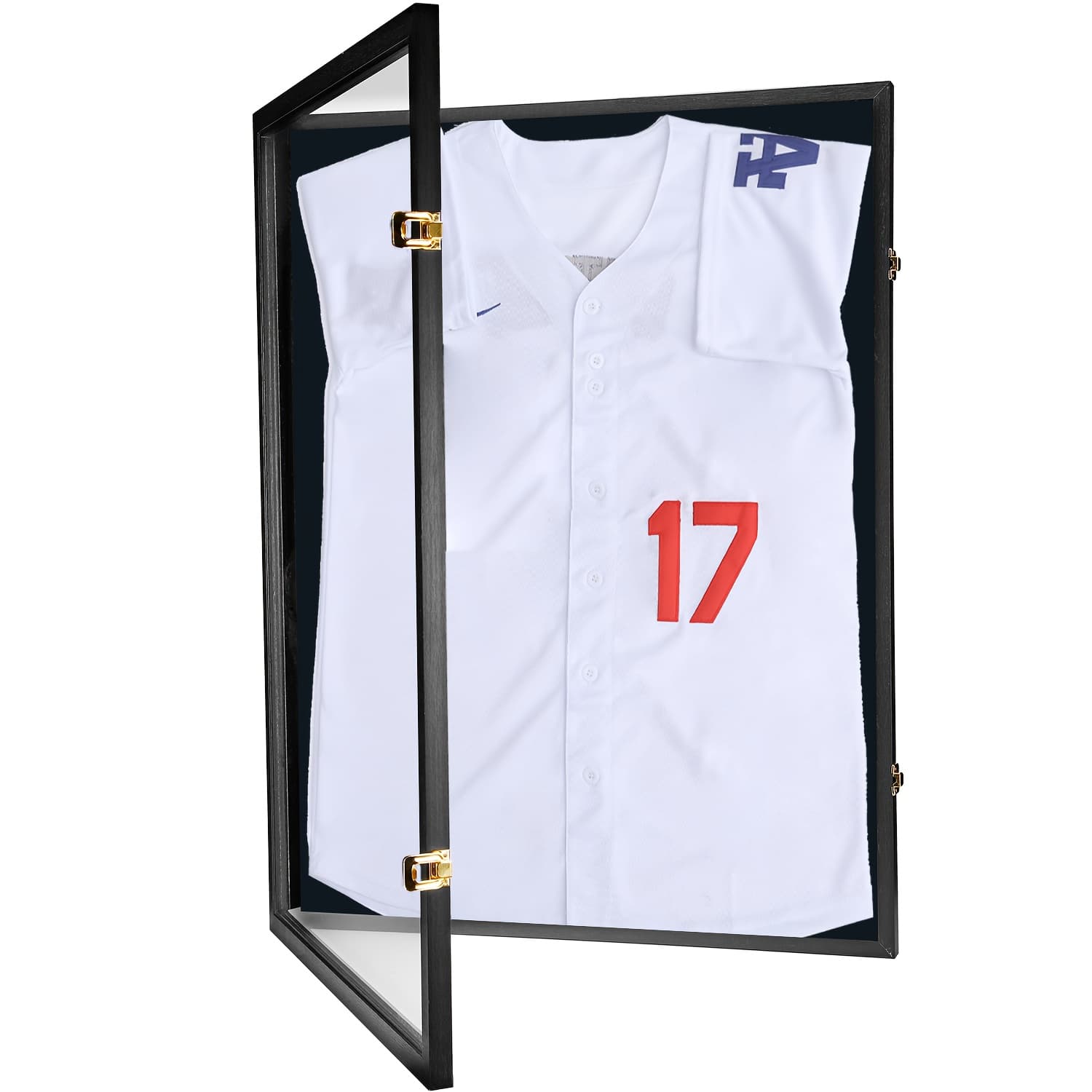 TEMU Shadow Box Display Case For Jerseys, Offering Uv Protection For Sports Shirts Including Baseball, Basketball, Football, Soccer, And Hockey