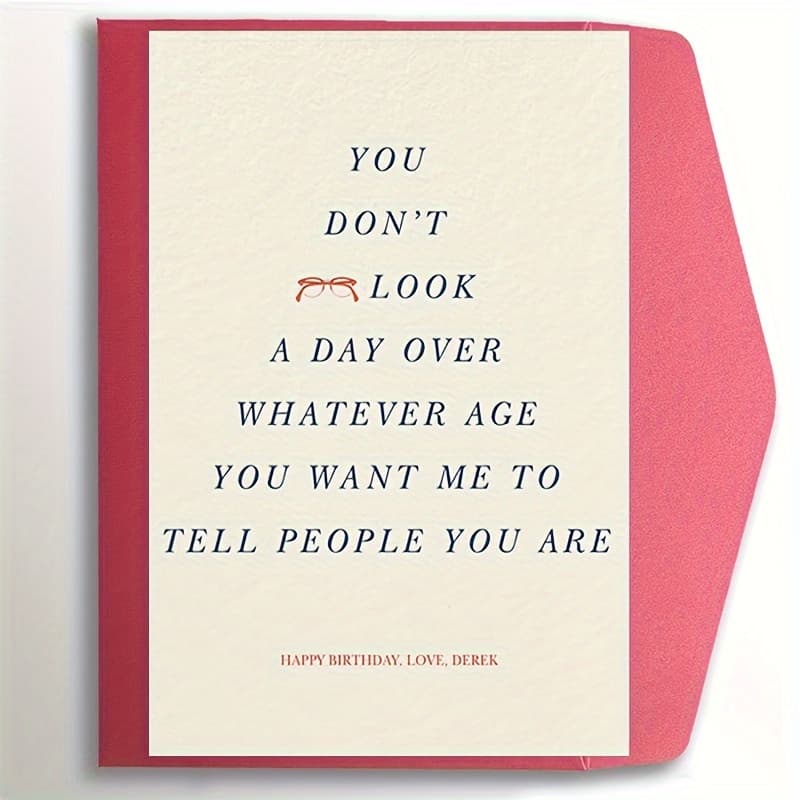 TEMU A Very Birthday Card, Funny Birthday Card, Unique Birthday Gifts, Card For Women Men Him Her, 5*7 Inch Includes Envelope