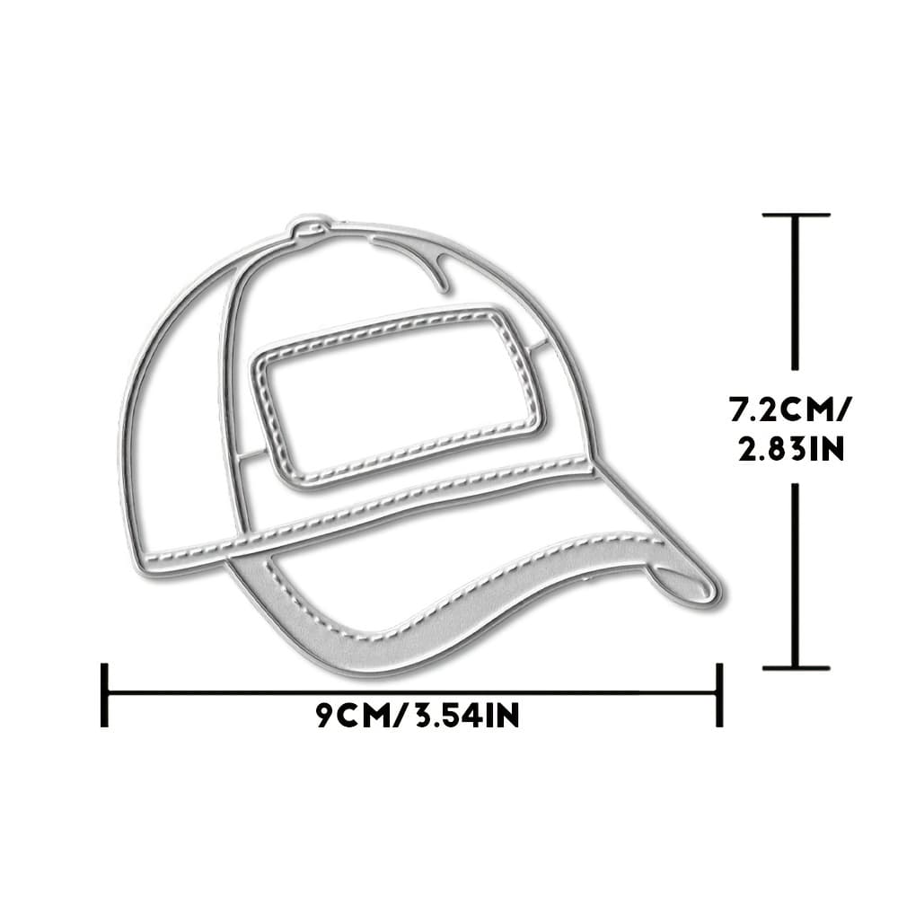 TEMU 1pc Hat Metal Die Cut, Scrapbooking Embossing Stencil, Handmade Greeting Card Decoration Cutting Dies, Gift Card Making