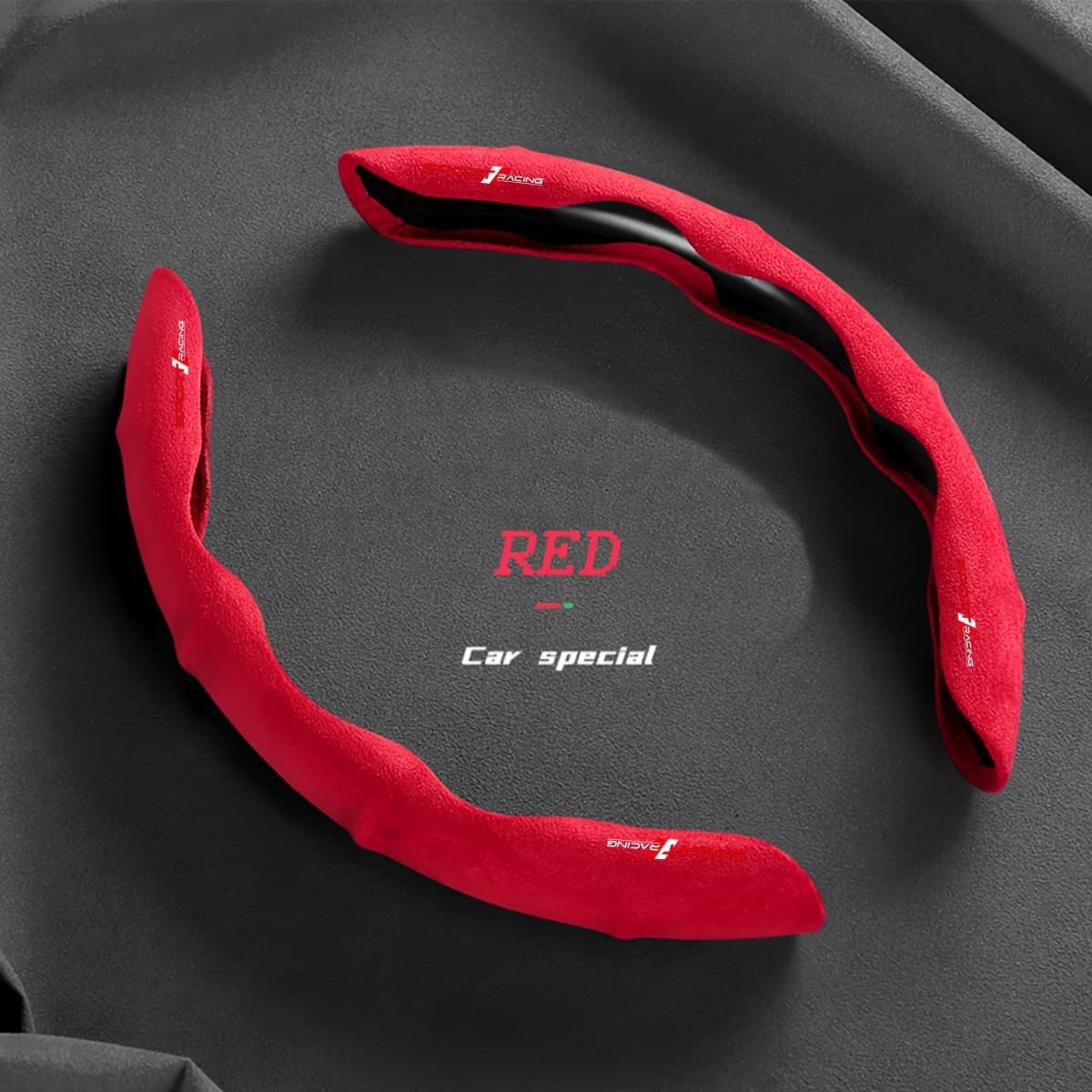 TEMU 1 Set Premium Breathable And Non-slip Segmented Car Steering Wheel Cover For For Yaris For Camry For Tacoma For Rav4 For Corolla