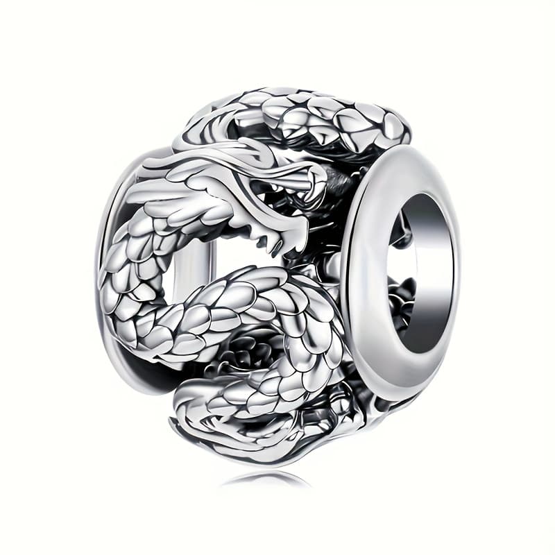 TEMU 1pc Fashionable Vintage Women's Beaded Bracelet, Mysterious Bead Flying Dragon Bead String, Diy Accessory, Suitable For Daily Commuting And Parties, For