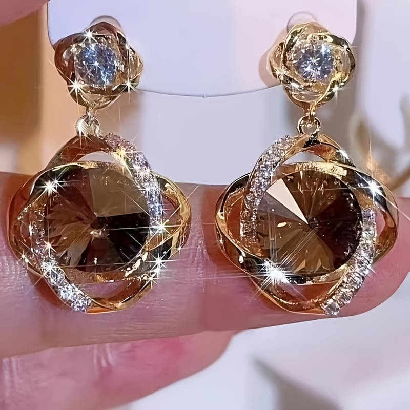 TEMU Elegant And Minimalist Earrings Made Of 925 Silver