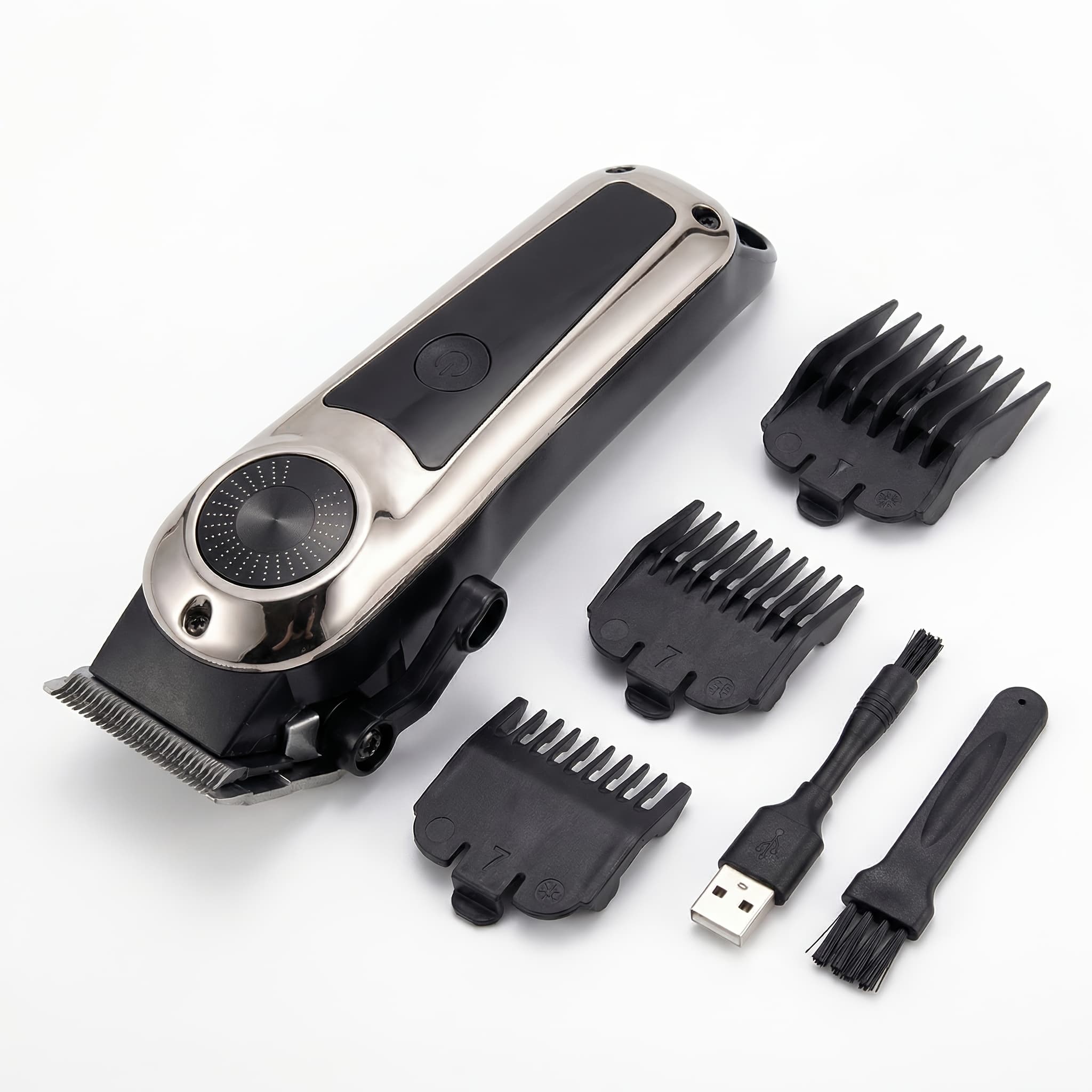 TEMU Men's Shaving 3pcs, 1pc, Barber Haircutting Kit, Valentine's Day Gift Box Set. Usb Rechargeable. Gift For Boyfriend, Father's Day Gift, Birthday Gift, Holiday Gift