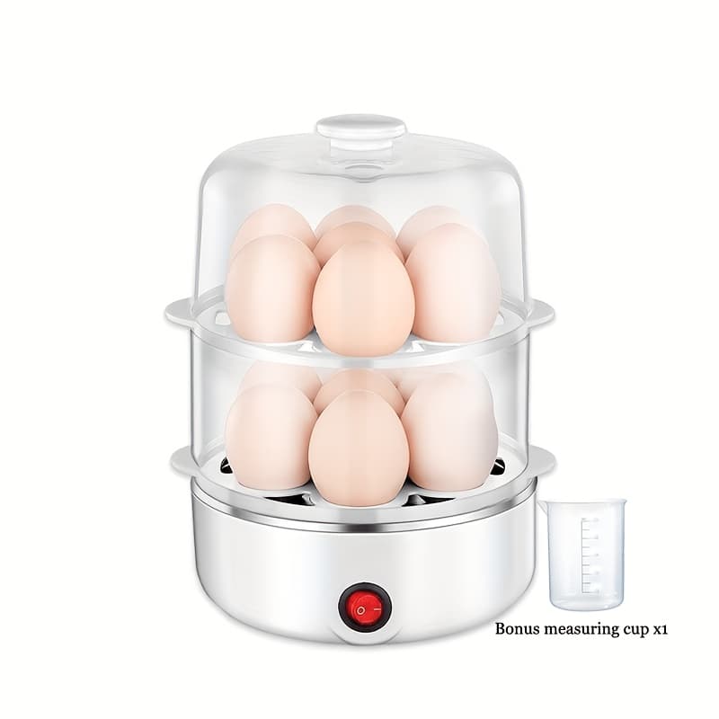 TEMU Double-layer Egg Steamer, Multi-functional Steamer Pot, Stainless Steel Mini , Suitable For Use At Home And Dormitory, For Student Dormitories, Back To School, Thanksgiving Gifts, Holiday Gifts
