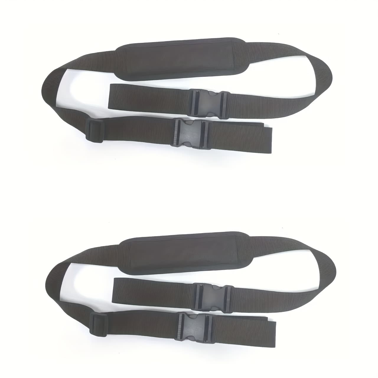 TEMU Set Of 2 Adjustable Nylon Shoulder Straps In Assorted Colors, Ideal For Beach Chairs, Scooters, Balance Bikes, Skateboards, Bicycles, And Yoga Mats, Featuring Anti-slip Pads For And Durability