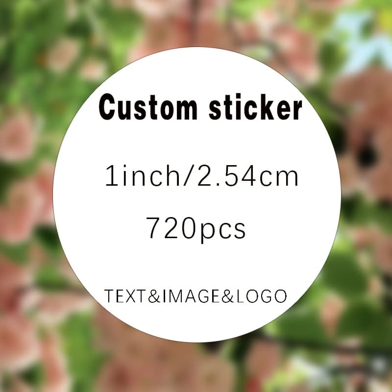 TEMU Custom Size Stickers - Small Labels, Suitable For Product Tags, Serial Numbers, Markers, Text, Images, Logos, Gifts, And Clothing Shoe Additions, Lightweight And Convenient Personalized Labels
