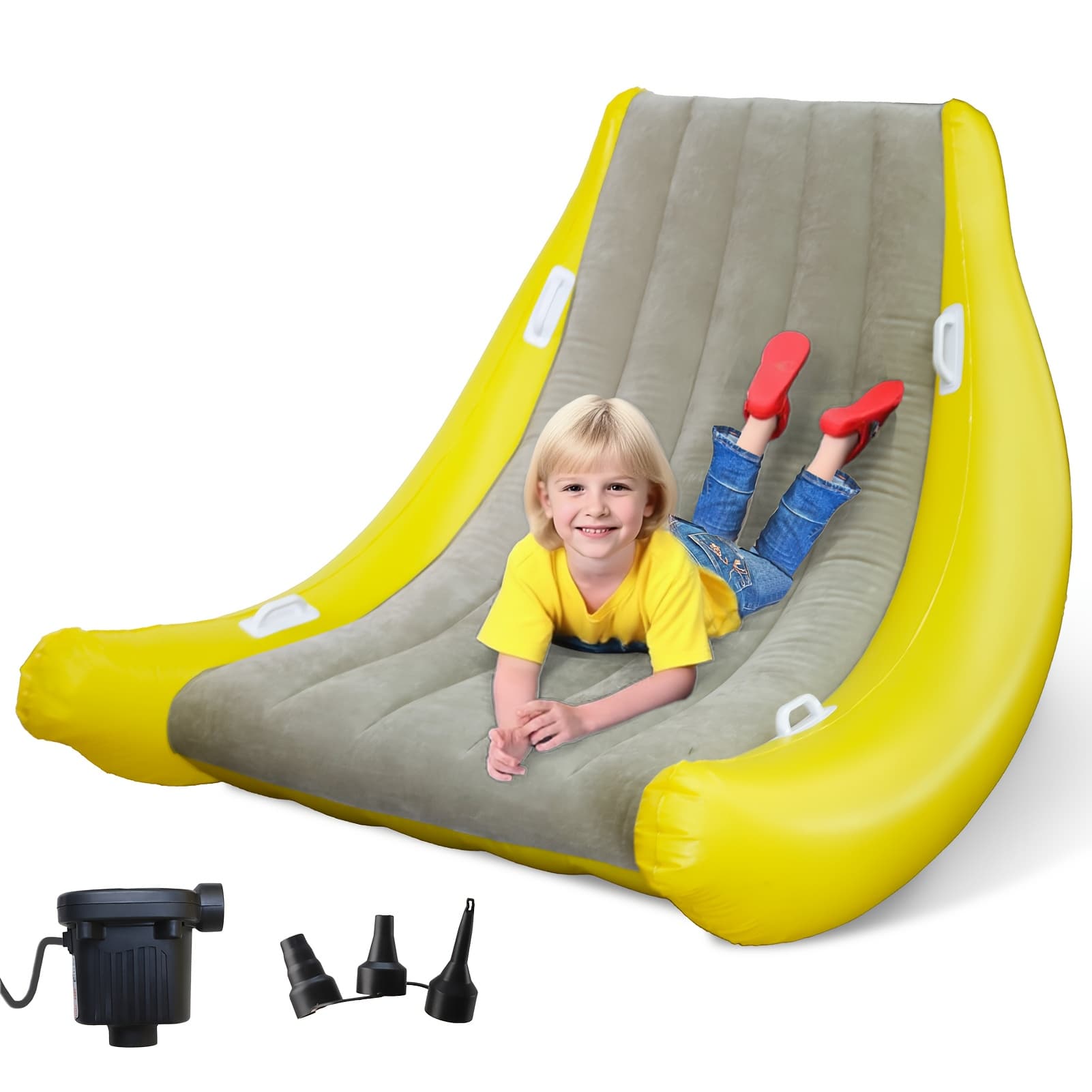 TEMU Portable Inflatable Sofa With Pump - No Indoor/outdoor Folding Chair Bed Suitable For Camping, Backyard, Patio - Lightweight Inflatable Seating, Perfect Gift For S &