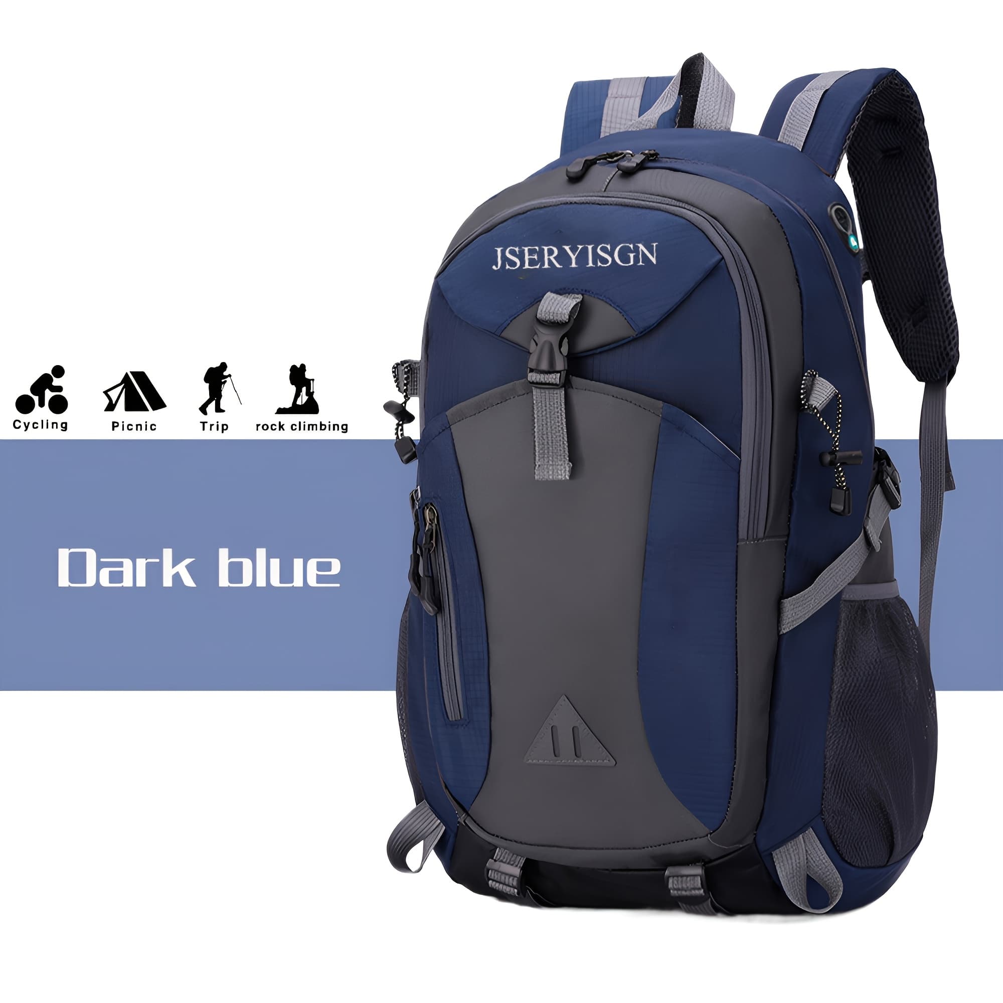 TEMU 1pc Backpack Designed For Hiking Camping Mountaineering And For Work Or School