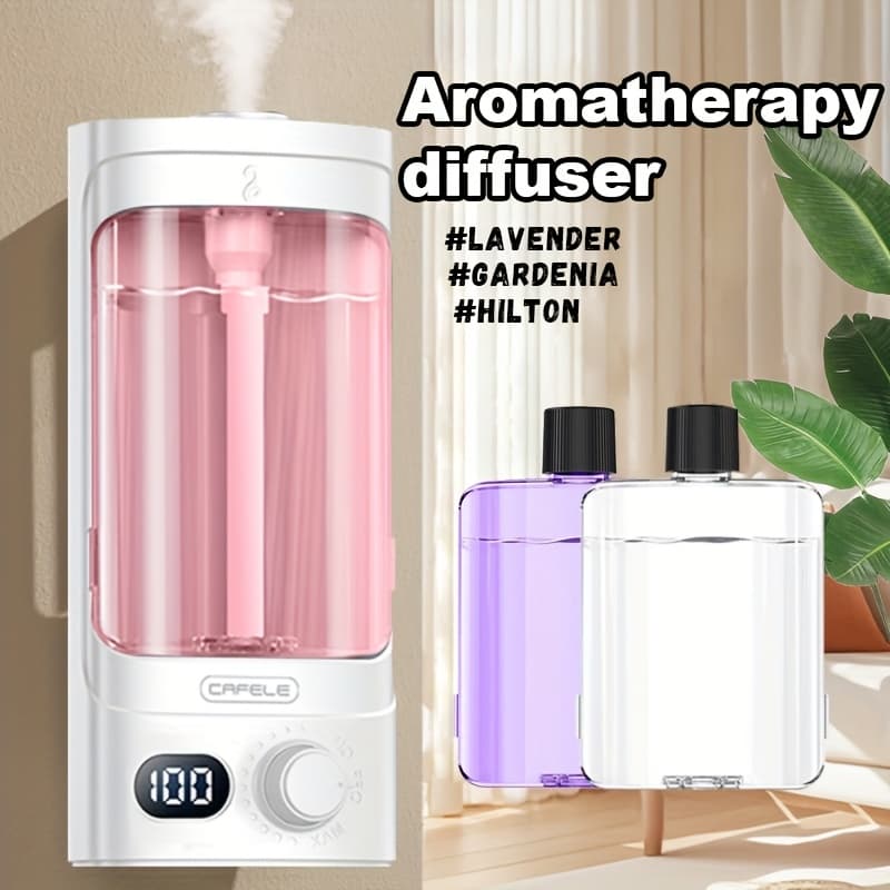 TEMU Aromatherapy Diffuser, Large-capacity Technology Diffuser, Air Humidifier, Oil Diffuser, 100-level Adjustment, Automatic Shut-off, Suitable For Home, Office, And Pet Rooms, Household Product