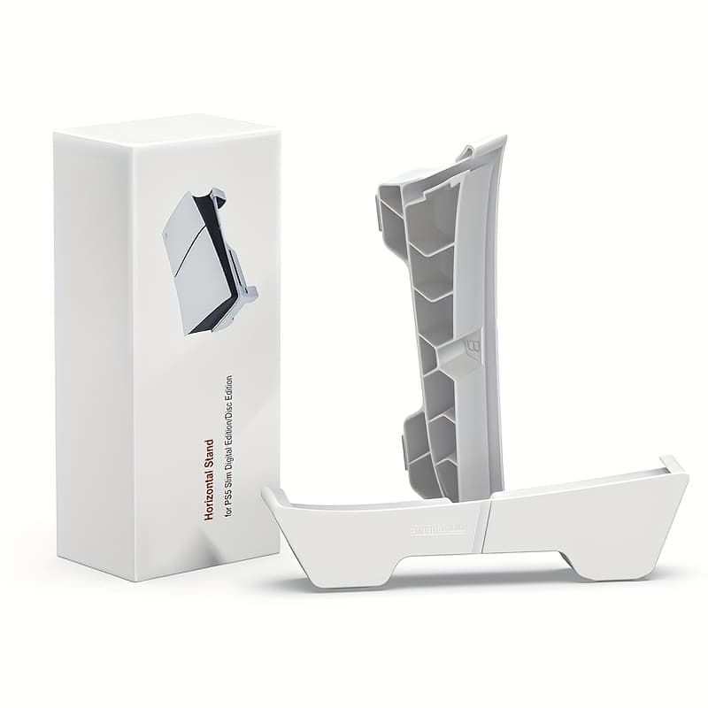 TEMU Game Console Desktop Stand, Suitable For Ps5 Slim Game Console Desktop Base Horizontal Fixing Bracket, Horizontal Expansion Accessory