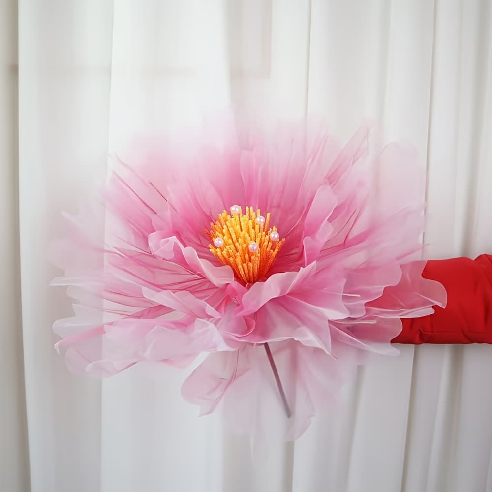 TEMU 40cm Large Spray Color Peony Artificial Flowers For Wedding Party Decoration And Home Decor Display