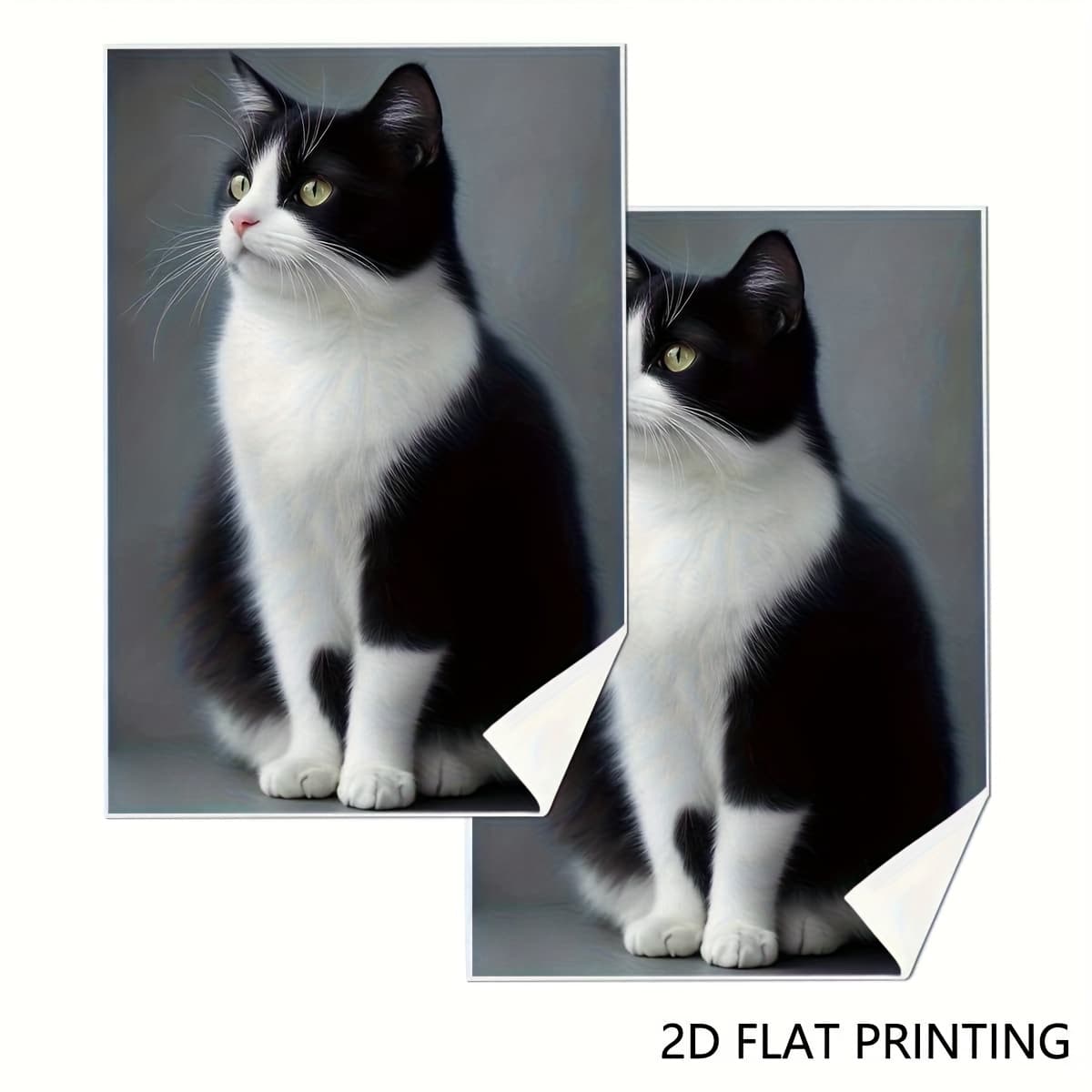 TEMU Of 2 Tuxedo Cat Kitchen Towels, Featuring Decorative Designs Suitable For Dishcloths And Kitchen Use, Perfect For Home Decor, Parties, And As Gifts