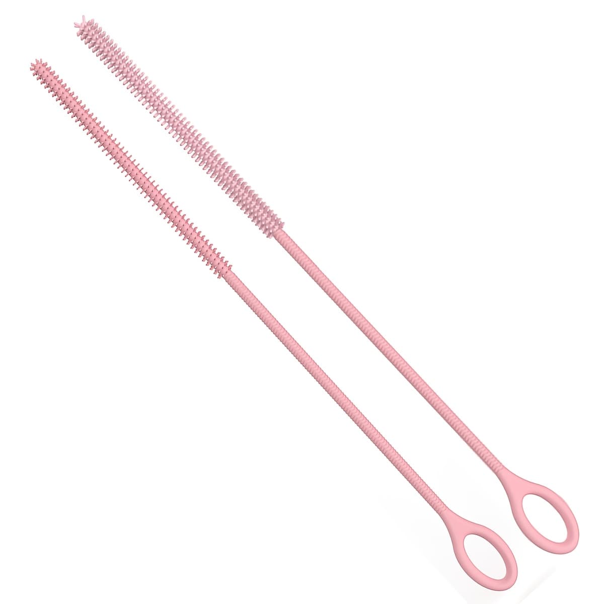 TEMU Silicone Straw Cleaning Brush | Extra-long Head, Designed For Narrow Tubes, Reaches Into Lid Straws/ Bottle Straws/, Food-grade Flexible For Stain Removal