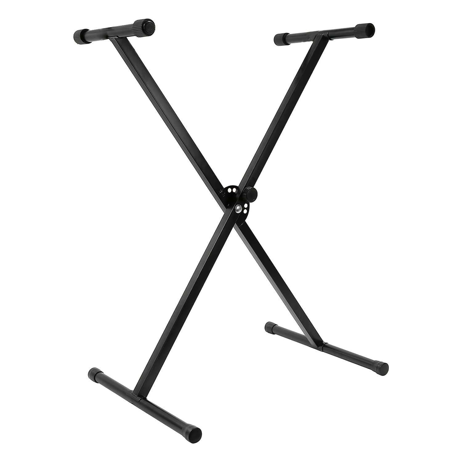TEMU Single- Classic Folding Keyboard & Digital Piano Stand, Adjustable Width & Height, Durable & Sturdy, Easy To Assemble For Travel/storage