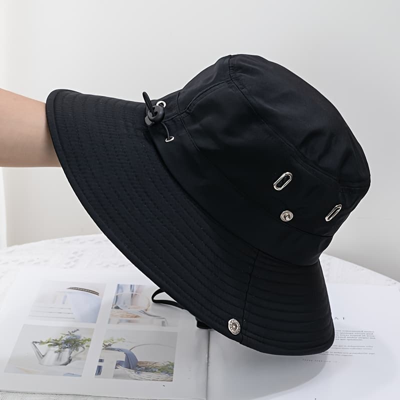 TEMU Men's And Women's Outdoor Summer Fisherman Hat, Breathable Sun Hat For Outdoor Hiking, For Outdoor Sports And Fishing
