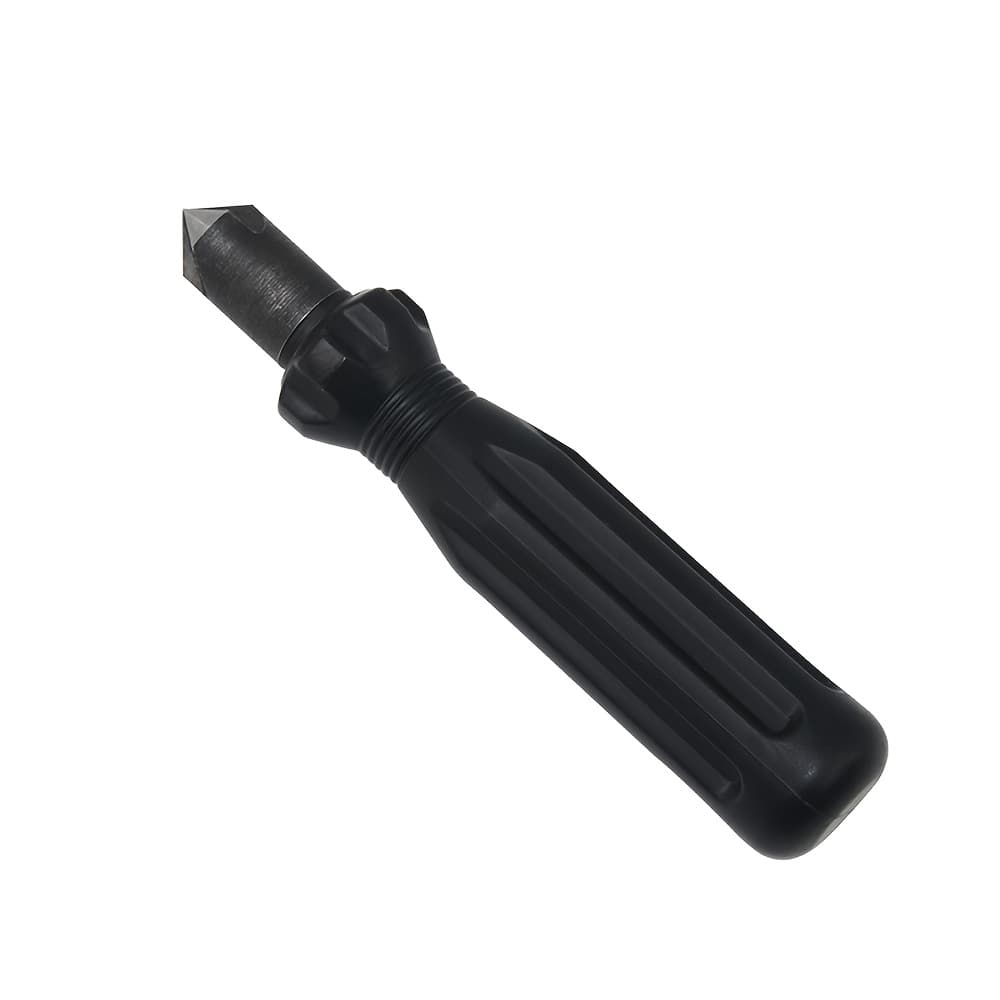 TEMU Manual Countersink Chamfer Deburring Tool, Deburring Reamer, 90° Trimming Chamfering Tool, Alloy Steel Hole 13mm Deburring Tool Round Shank, Suitable For Deburring Of Metal & Plastic Pipes.